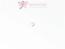 Tablet Screenshot of myriamshope.org